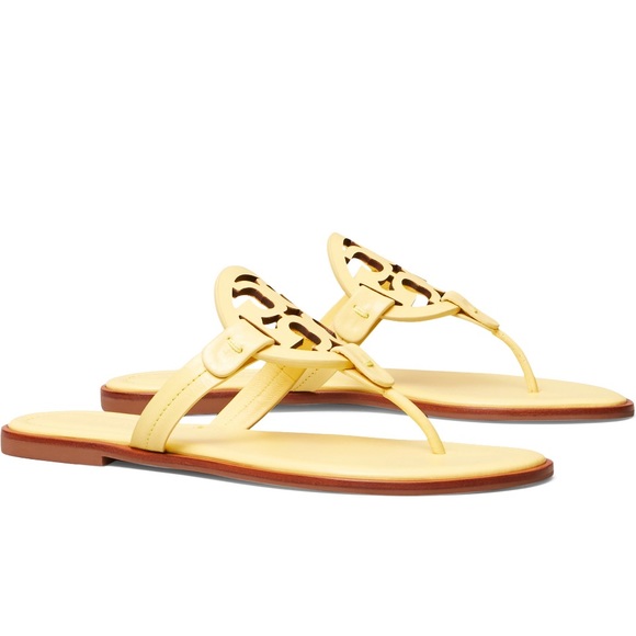 FINAL PRICE ❤️‍🔥 TORY BURCH ✨ MILLER SANDAL IN BANANA - Picture 4 of 12